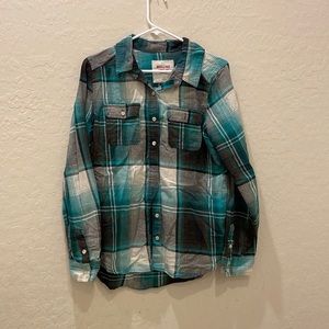 Mossimo Supply Co Green Flannel